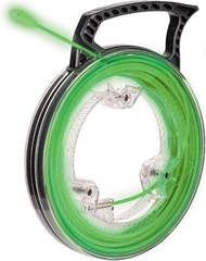 Klein Tools 50660 Glow In The Dark Fish Tape Fiberglass with Nylon Tip and Stainless-Steel Connector