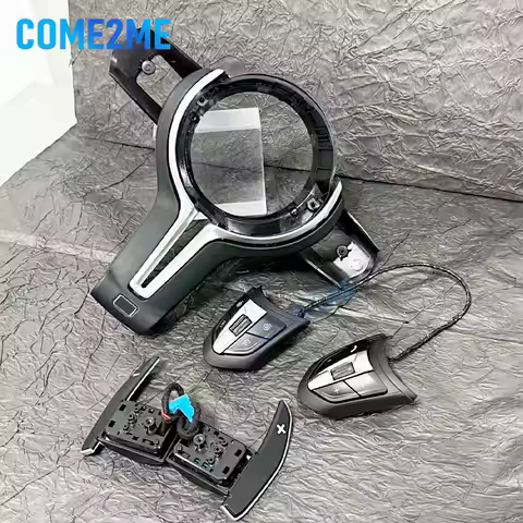 M sport steering wheel red blue M1M2 button shift paddles suitable for BMW F01 F07 F10 F15 F16 F20 F