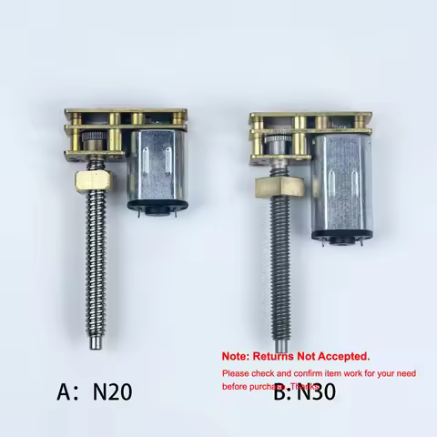 Mini N20/N30 Linear Screw Slider Gear Motor DC 3V 5V 6V For Lock PTZ 3D Printer Lifting Platform Rob