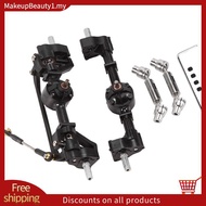 2Pcs Front and Rear Portal Axle with Metal Drive Shaft for  C14 C24 C24-1 C34 C44 B14 B24 1/16 RC Ca