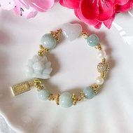 Fabled Fortune Jade Bracelet | Jade 9-Tail Fox