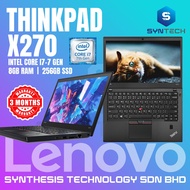 🔥 LENOVO THINKPAD X270/280 🔥 INTEL I3-8 / I7-7 GEN 4/8GB RAM + 128/256 GB SSD REFURBISHED LAPTOP NOT
