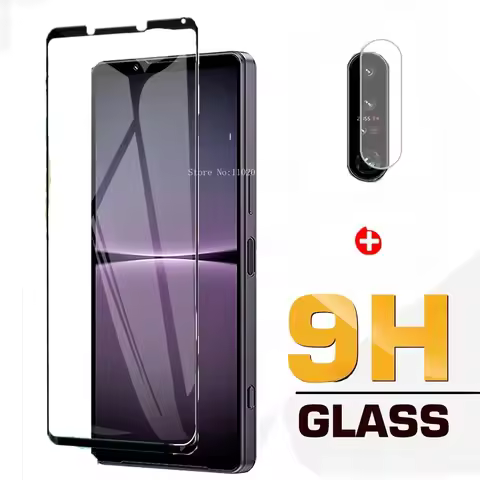 2 in 1 Protective Glass For Sony Xperia 1 5 10 VI V IV Screen Protector Camera Lens Film For Xperia 