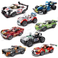 Next Day Racing Car Building Blocks Assembling Sports Educational Children Off-Road Vehicle Buil Bui