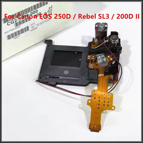 Original NEW For Canon EOS 250D / Rebel SL3 / 200D II 200DII Shutter Unit CG2-5558 with Blade Curtai