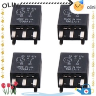OLINI G8V-RH-1C7T-R-DC12, Plastic Black Power Relay, Durable 5 Pin 1.02*0.86*0.59Inch Metal Automoti