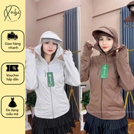 Women's Sunscreen Shirt, 2-Layer Diamond SunJacket with Hood, Loose, Cool, 4-Way Stretch - Z101