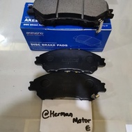 Front brake Pad Akebono Mitsubishi Xpander brake Pad - All new Livina