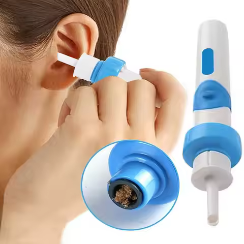 Electric Cordless Safe Vibration Painless Ear Cleaner Silicon Ear Spoon Tool Set Wax Removal Tool fo