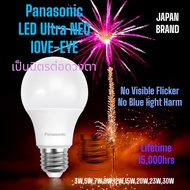 Panasonic LED.Ultra.NEO.Bulbหลอดกลมบับขนาด3W5w7w9w12w15wแสงเดย์คูลวอร์ม