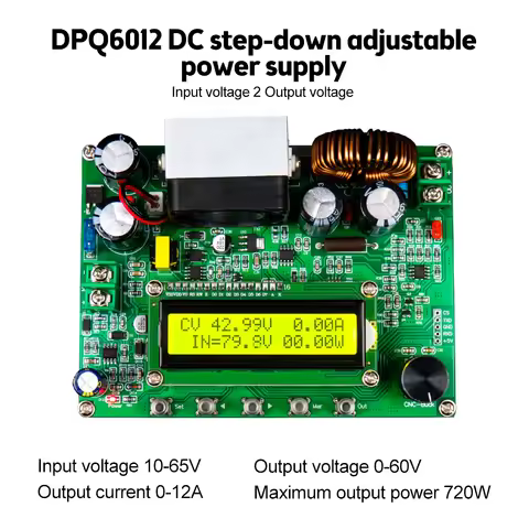 DC DC Step Down Power Supply Module 10V-100V to 0-90V DC Buck Converter Voltage Regulator Transforme
