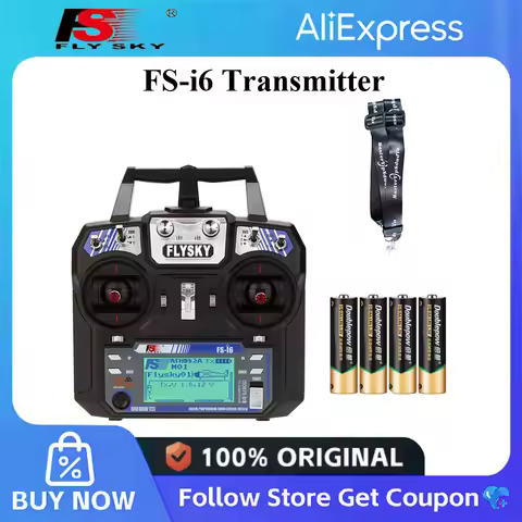 Flysky FS-i6 FS I6 2.4G 6ch RC Transmitter Controller FS-iA6 / FS-iA6B Receiver for Quadcopter DIY D