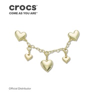 Crocs JibbitzTM Charm Gold Heart Chain Jibbitz Crocs Jibbitz Crocs Original