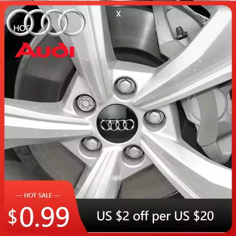 Hub Caps Hot New For Audi 4Pcs 68mm Audi Car Wheel Center Hub Cap Covers Auto Rim Cover Emblem Badge