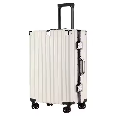 Aluminum Frame Luggage Large Capacity Travel Case Thickened Trolley Suitcase Student Hook CarryOn Su