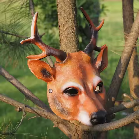 Supplies Costume Show Anime Cosplay Pros Cosplay Prom Props Animal Mask Halloween Mask Deer Head Mas