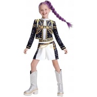 GEMVIE Rumi K Popular Demon Slayer Children's Costume Halloween Girl Anime Role Play Demon Slayer Co