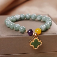 Fashion bangle bracelets for Women Original design four-leaf clover jade bracelet