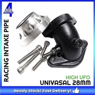 HIGH  UFO universal RACING intake pipe 28mm UFOuniversal RACING intake pipe 28mm UFO