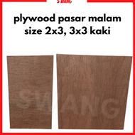 plywood,papan pasar malam 2x3, 3x3 kaki.