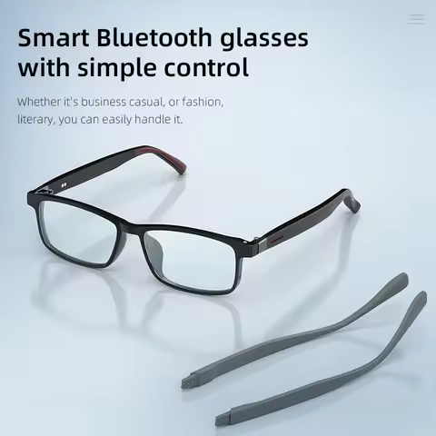 smart bluetooth glasses innovative replaceable frame New TR square detachable Bluetooth glasses AI t
