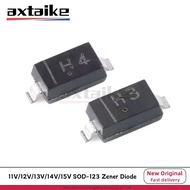 100PCS MMSZ5241B H1 11V MMSZ5242B H2 12V MMSZ5243B H3 13V MMSZ5244B H4 14V MMSZ5245B H5 15V T1G 350m