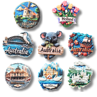 1pc Australia Koala Fridge Magnet, Australia Kookaburra Fridge Magnet, Australia Ocean Fridge Magnet