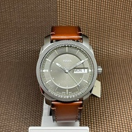 [TimeYourTime] Fossil FS5900 Machine Three-Hand Date Brown Leather Gray Analog Men's Watch