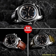 [Counter] Suitable for Langqin Classic Replica Series L2.838 Czech Pilot 1935 Retro Genuine Leather Watch Strap Male 22mm