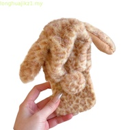 Cute Plush Leopard Print Rabbit Phone Case For Xiaomi Poco C85 C75 C71 C67 C65 C61 C55 C51 C50 C40 C