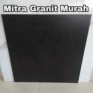 Granit Lantai Carport 60x60 Hitam Polos Bravo Black tekstur Doff