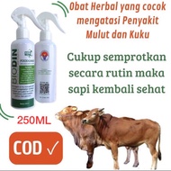 Biodin Spray Obat PMK sapi ampuh 250 ml