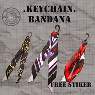 GANTUNGAN Unisex accessories KEYCHAIN BANDANA SLAYER - Slayer Keychain - Paisley Keychain - Fabric B