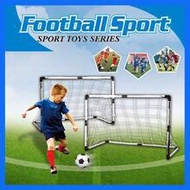 1 Set Youth Soccer Ball & Easy-To-Assemble 2-In-1 Soccer Game Toy Set, Size 92cm/60cm/45cm, Indoor &