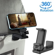 Airplane Phone Holder Clip Portable Travel Stand Desk Foldable 360 Degree Rotating Selfie Holding Train Seat Mobile Phone Bracket Support For Iphone Samsung HTC LG mirror01