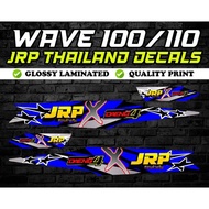 Wave 100 JRP x Daeng Decals Sticker (BLUE)