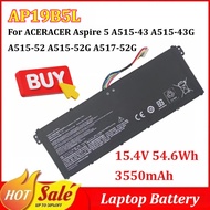 AP19B5L 15.4V 54.6Wh 3550mAh Laptop Battery for ACERACER Aspire 5 A515-43 A515-43G A515-52 A515-52G 