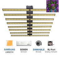 [สินค้าพร้อมจัดส่ง]⭐⭐ไฟปลูกต้นไม้ LED Grow Light ชิป Samsung LM301H 4/6/8/12 บาร์ 480W/640W/800W/1200W Full Spectrum with Dimmer[สินค้าใหม่]จัดส่งฟรีมีบริการเก็บเงินปลายทาง⭐⭐
