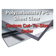 3mm 4ftx8ft Custom Cut Size Polycarbornate Unbreakable Glass Clear PC Sheet Transparent Polycarborna