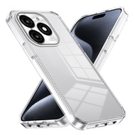 Itel A70/Itel S23/Itel S23 Plus CaseHard Transparent Silicone Back Anti-Slip Protective Case