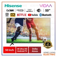 Hisense 50 Inch (50") 4K UHD Android Smart TV 50A6100G Dolby Digital