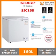 SHARP SJC168 160L Dual Function Chest Freezer