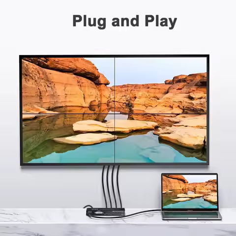 4K 2x2 HDMI Video Wall Controller 3x3 HDMI DVI Video Wall Processor 1X2 1X4 1X3 2x3 3x2 4X2 2 3 4 6 
