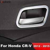 Car Inner Door Handle Bowl Cover Trim For Honda CRV CR-V 2012 2013 2014 2015 Matte Interior Accessor