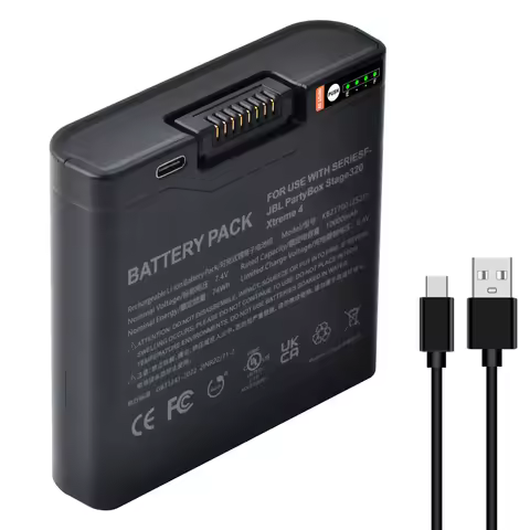 10000mAh 7.4V KB21700 Battery High Capacity Li-ion Battery with LED Indicator KB21700 For JBL Xtreme