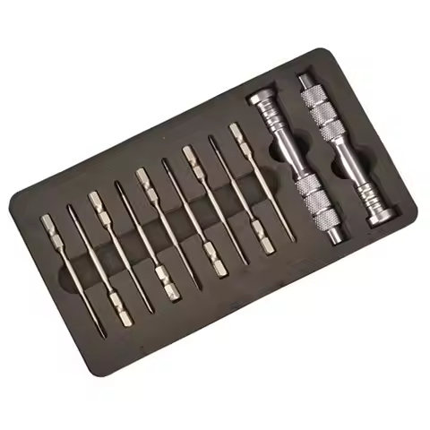 T36C Versatile 11-In-1 Ratcheted Screwdriver Set For Electronic Repairs On Cameras And Cellphones