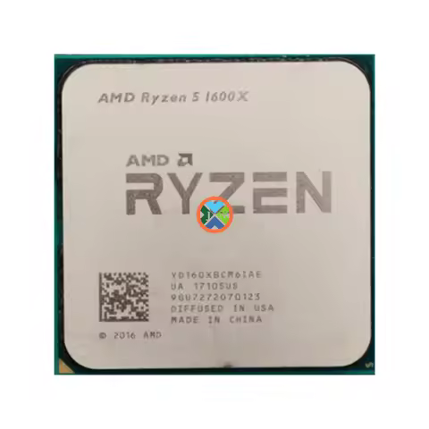 AMD Ryzen 5 1600X R5 1600X 3.6 GHz Six-Core Twelve-Thread CPU Processor 95W L3=16M YD160XBCM6IAE Soc