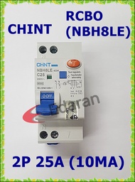 CHINT 2P 25A 10MA RCBO (NBH8LE)