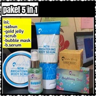 KEDAS BEAUTY ORIGINAL paket full 4in1 free bubble mask bisa COD