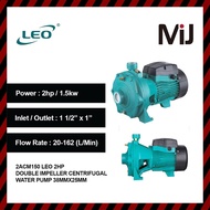 1" X 2HP LEO 2ACM150 / JETMAC JPG2046 / SHIMGE CPM190 DOUBLE IMPELLER CENTRIFUGAL WATER PUMP | MJ STORES